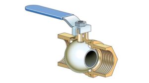 a ball valve 